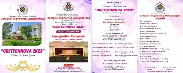 CRETECHNOVA-2K23 Invitation