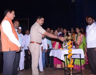 Inauguration of Chaitanya 2019 by  Mr. Narayan Shirgaonkar (Deputy Superintendent of Police, Baramati)